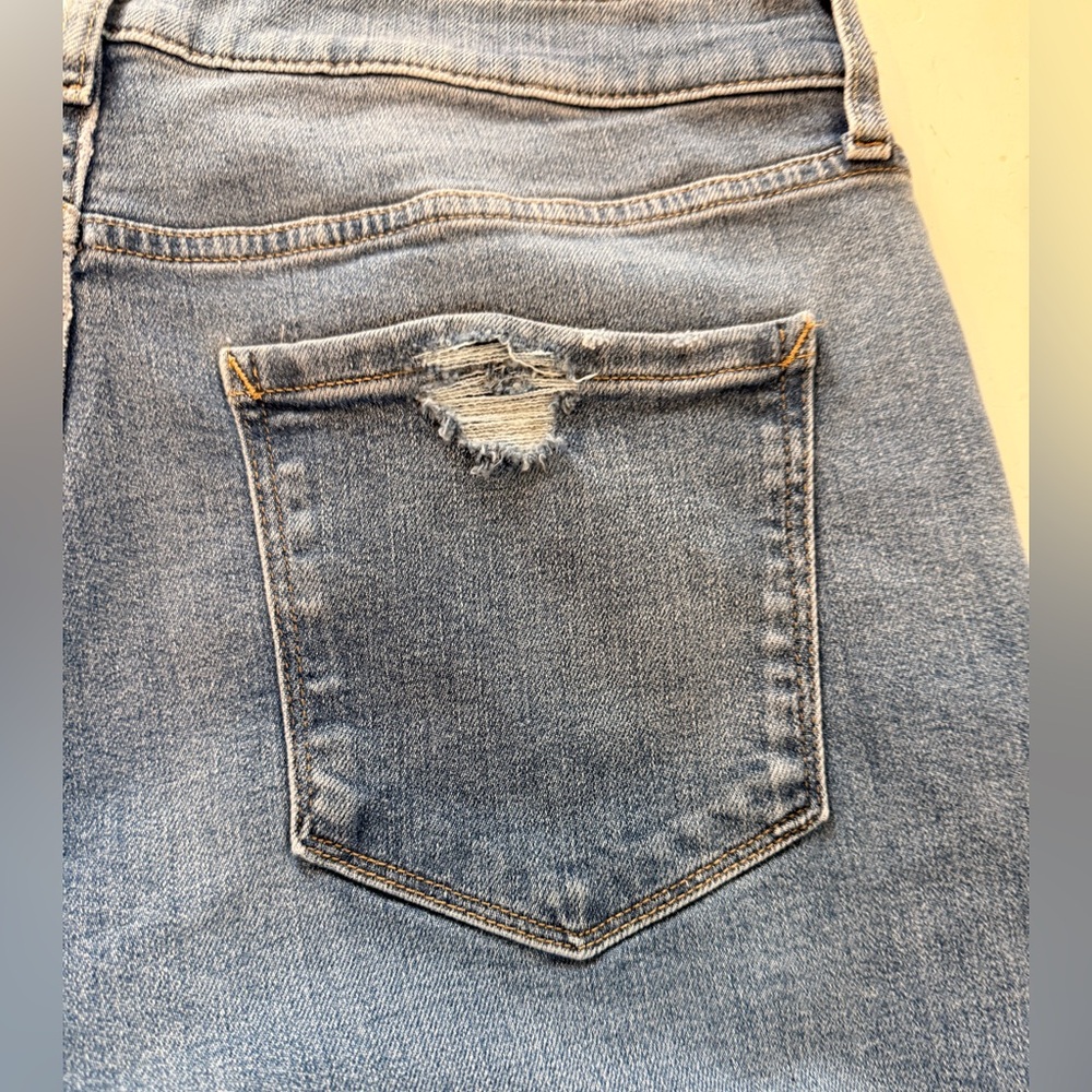 Ana High Rise Denim Bermuda Shorts Jean Shorts - Womens Size 16 Blue Horizon - Picture 15 of 16